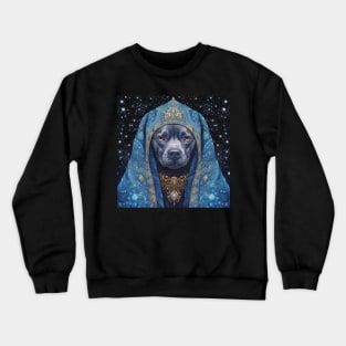 Blue Nose Staffy Painting Crewneck Sweatshirt